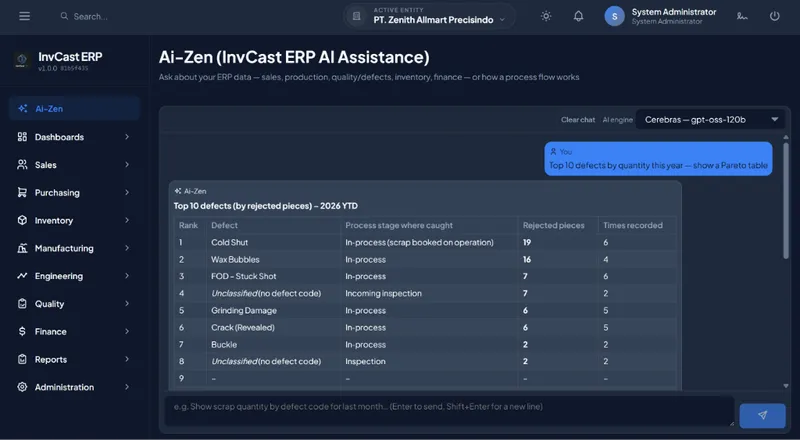 AI ZEN Conversational Assistant & Knowledge Base