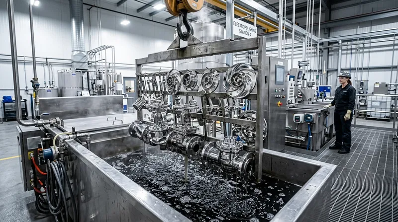 What is ElectroPolishing (EP)? Passivation & Ra < 0.4 µm Finish for Stainless Castings