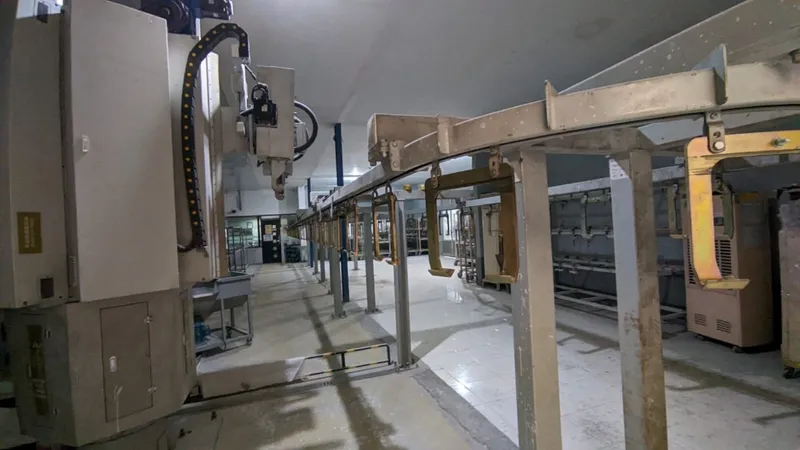 Overhead Shell Drying Conveyor