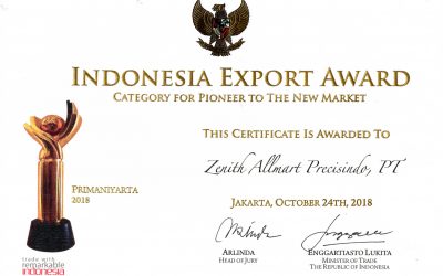 Three times Winner of Indonesian Product Exporter