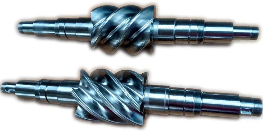 Male & Female Screw – Fuel Gas Booster Compressor Part